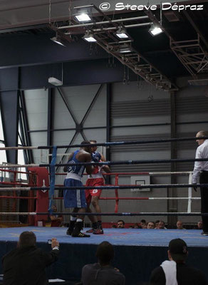 Boxkampf im Ring